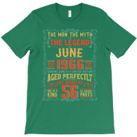 The Man The Myth The Legend 56 Birthday 1966 Red T-shirt | Artistshot