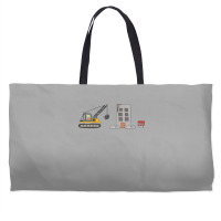 Kids Drawing Construction Site With Demolition Tru Weekender Totes | Artistshot