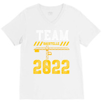 Team Baustelle 2022 Cute V-neck Tee | Artistshot