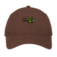 This Girl Loves Tractors Cool Adjustable Cap | Artistshot