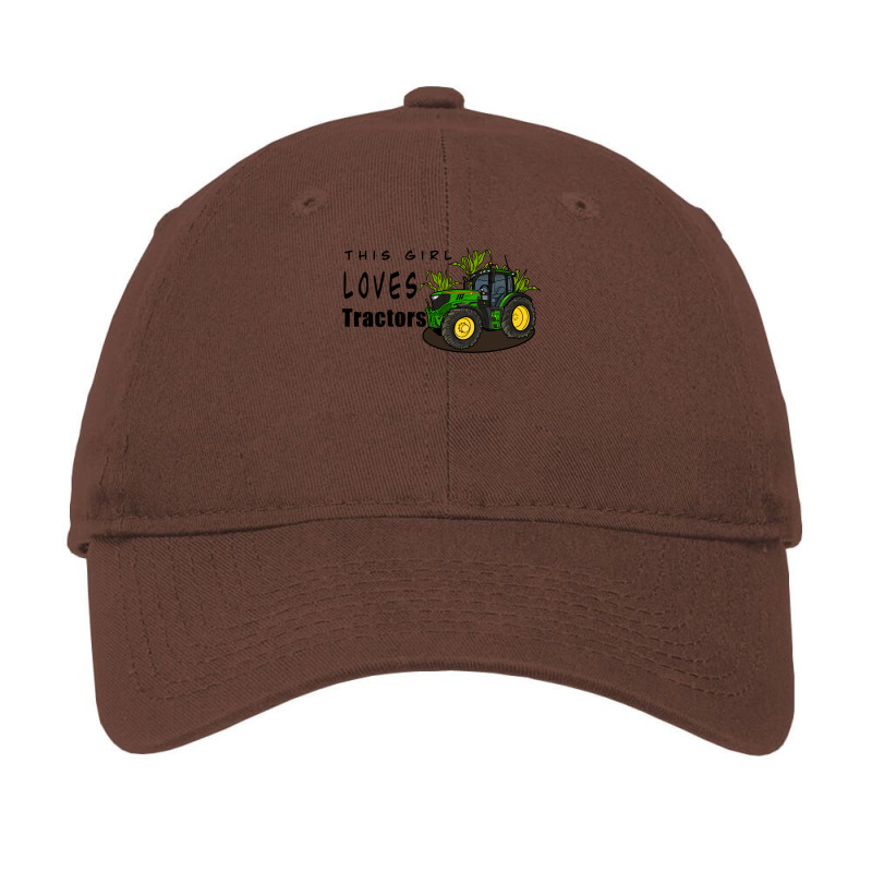 This Girl Loves Tractors Cool Adjustable Cap by karmahclunien | Artistshot