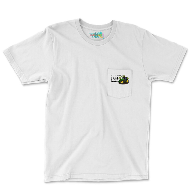 This Girl Loves Tractors Cool Pocket T-shirt | Artistshot