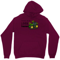 This Girl Loves Tractors Cool Unisex Hoodie | Artistshot