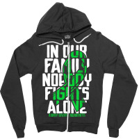 Kidney Disease Support Family Kidney Disease Aware Zipper Hoodie | Artistshot