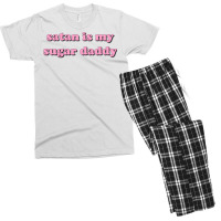 Satan Is My Sugar Daddy Men's T-shirt Pajama Set | Artistshot