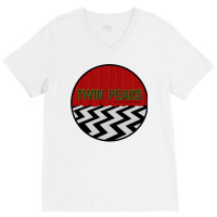 Twin Peaks V-neck Tee | Artistshot