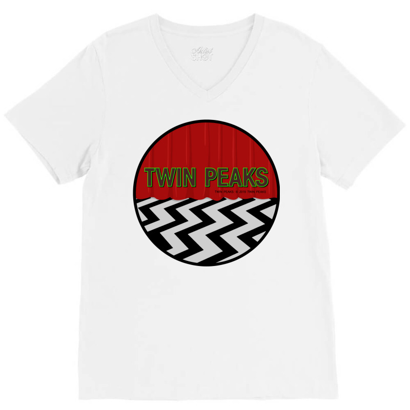 Twin Peaks V-neck Tee | Artistshot