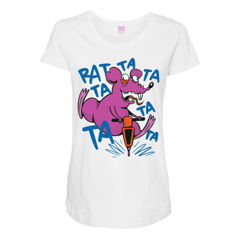 Crazy Rat Love Maternity Scoop Neck T-shirt by egidiojanglam | Artistshot