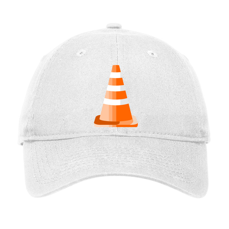 Orange Road Cone Girl Adjustable Cap by egidiojanglam | Artistshot