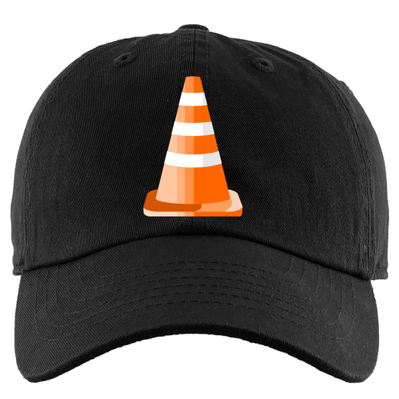 Orange Road Cone Girl Kids Cap by egidiojanglam | Artistshot