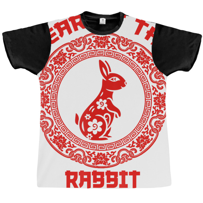 Year Of The Rabbit 2023, Circular Asian Chinese Ne Graphic T-shirt by holubarpro | Artistshot