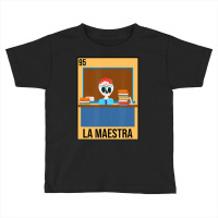 La Maestra Floral Skull Spanish Latina Bilingual T Toddler T-shirt | Artistshot