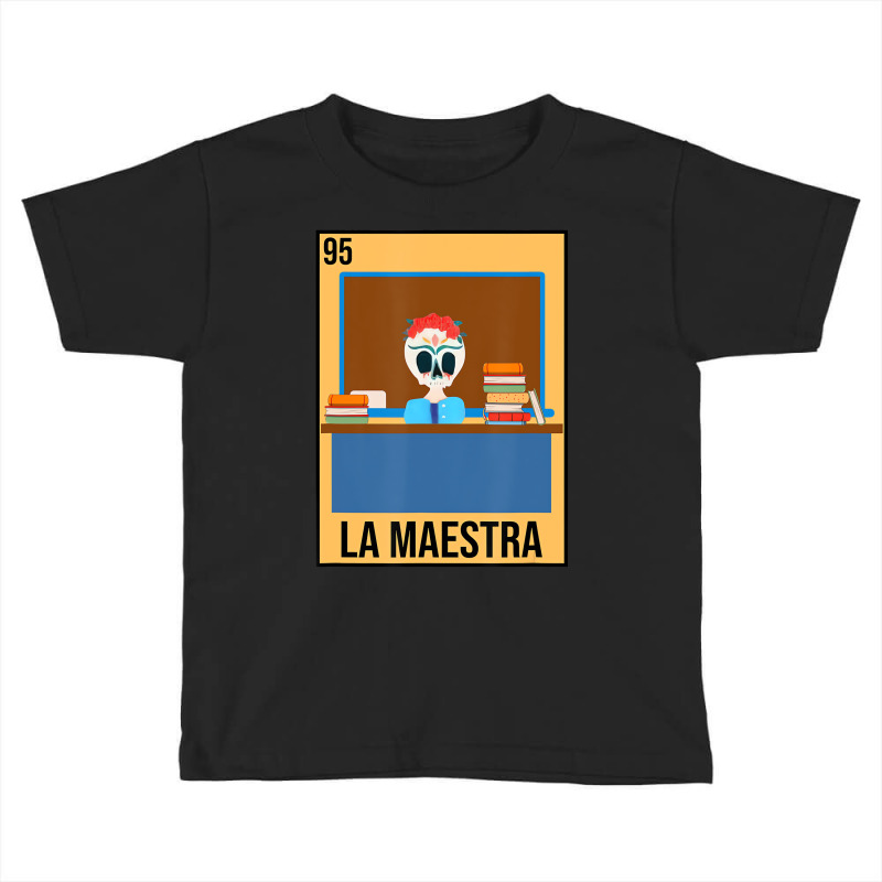 La Maestra Floral Skull Spanish Latina Bilingual T Toddler T-shirt by kalieberg | Artistshot