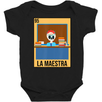 La Maestra Floral Skull Spanish Latina Bilingual T Baby Bodysuit | Artistshot