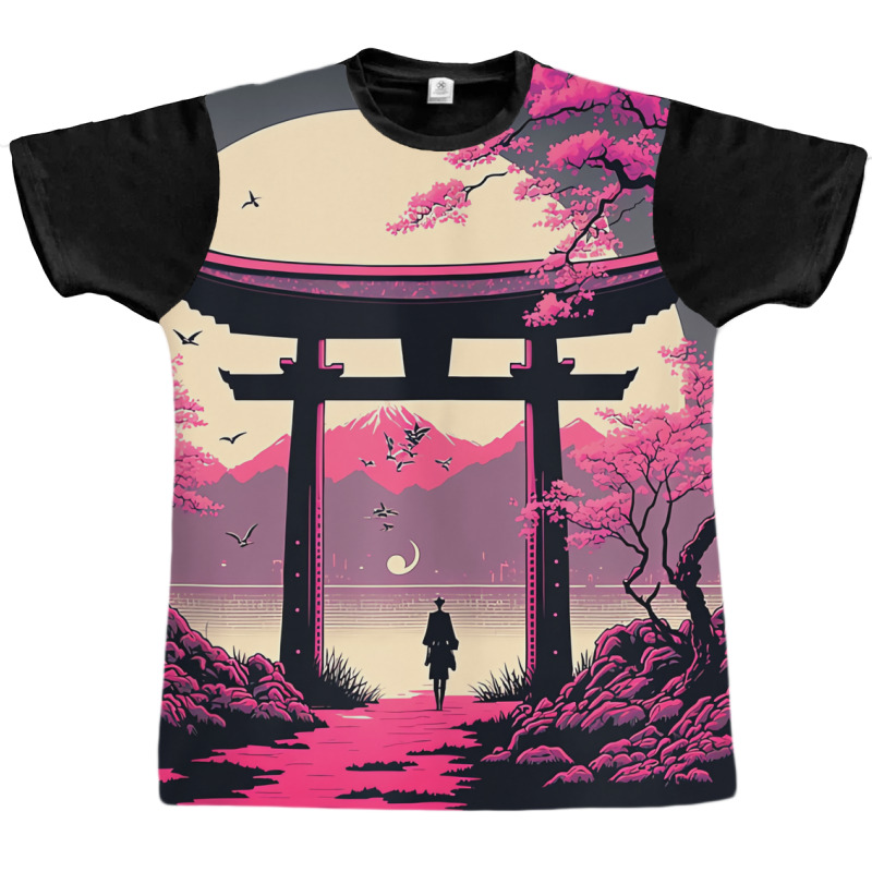 Traditional Shrine Japan Tank Top Graphic T-shirt | Artistshot