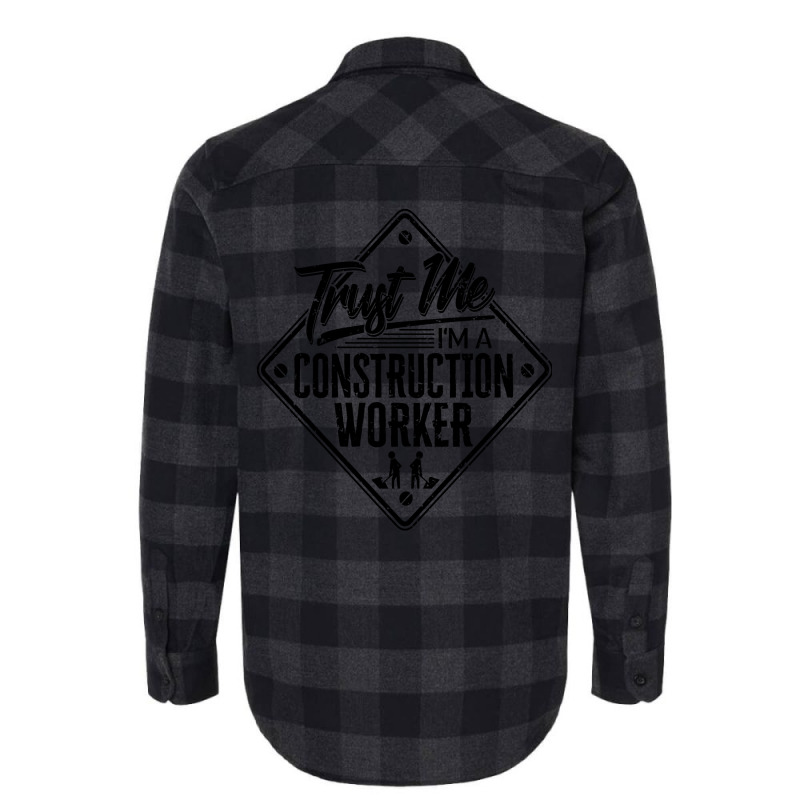 Construction Worker Gifts For Men Girl Flannel Shirt by lexovazsolnaa | Artistshot