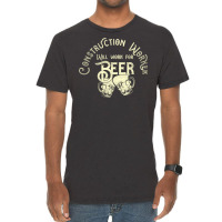 Construction Worker Job Gift Perfect Fitting Prese Vintage T-shirt | Artistshot