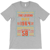 The Man The Myth The Legend 58 Birthday 1964 Green T-shirt | Artistshot