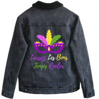 Laissez Les Bons Temps Rouler Mardi Gras New Orlea Unisex Sherpa-lined Denim Jacket | Artistshot