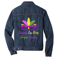 Laissez Les Bons Temps Rouler Mardi Gras New Orlea Men Denim Jacket | Artistshot