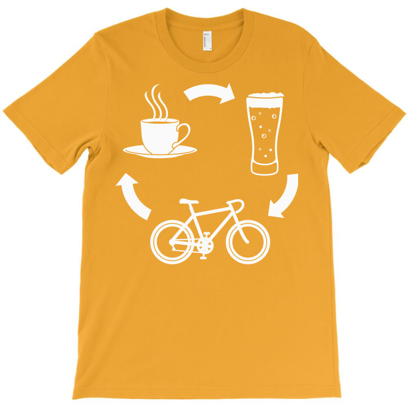 Cycling Coffee Beer Girl T-shirt | Artistshot