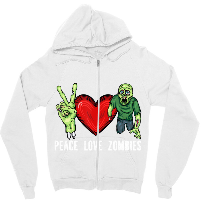 Zombie Tshirt, Halloween Lover Tee, Zombie Lover T Zipper Hoodie by holubarpro | Artistshot