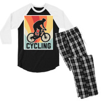 Cycling Red Men's 3/4 Sleeve Pajama Set | Artistshot