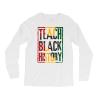 Teach Black History Designs For History Teacher Pu Long Sleeve Shirts | Artistshot