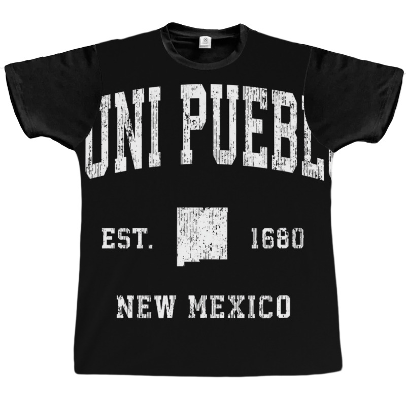 Zuni Pueblo New Mexico Nm Vintage Athletic Sports Graphic T-shirt by holubarpro | Artistshot