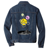 Exiting The Cycling Pain Cave Nostalgia Men Denim Jacket | Artistshot