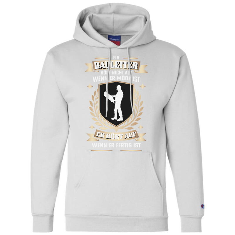 Construction Manager Ambition And Commitment Cool Champion Hoodie by kosicnarwarw | Artistshot