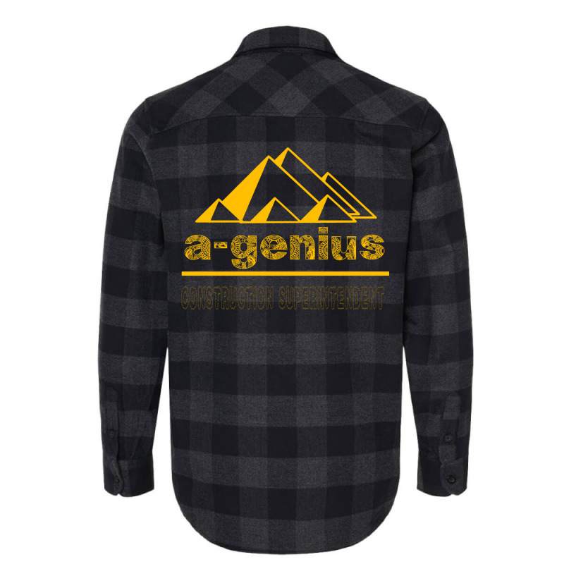 Construction Superintendent A Genius Cool Design M Flannel Shirt by kosicnarwarw | Artistshot