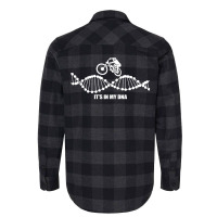 Its In My Dna Mountain Bike Blue Flannel Shirt | Artistshot