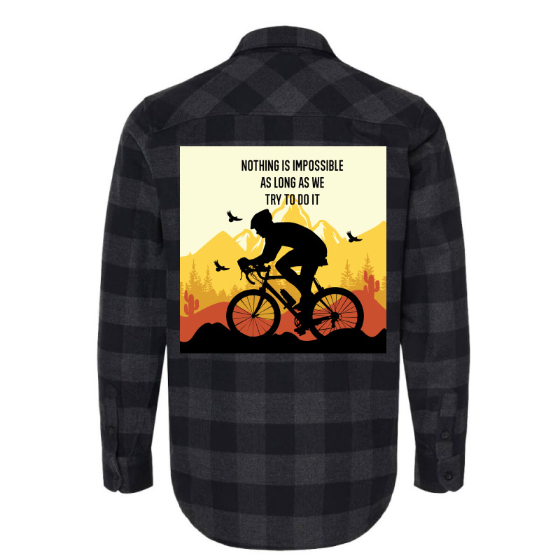 Mountain Bicycle Yellow Flannel Shirt | Artistshot