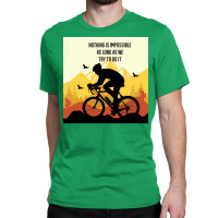 Mountain Bicycle Yellow Classic T-shirt | Artistshot