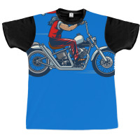 Santa Claus Biker Gift Graphic T-shirt | Artistshot