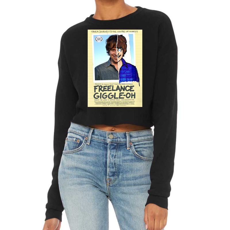 Freelance Giggle Oh   Movie Cropped Sweater by barbaraknotts | Artistshot