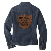 The Final Book Support Group Ladies Denim Jacket | Artistshot