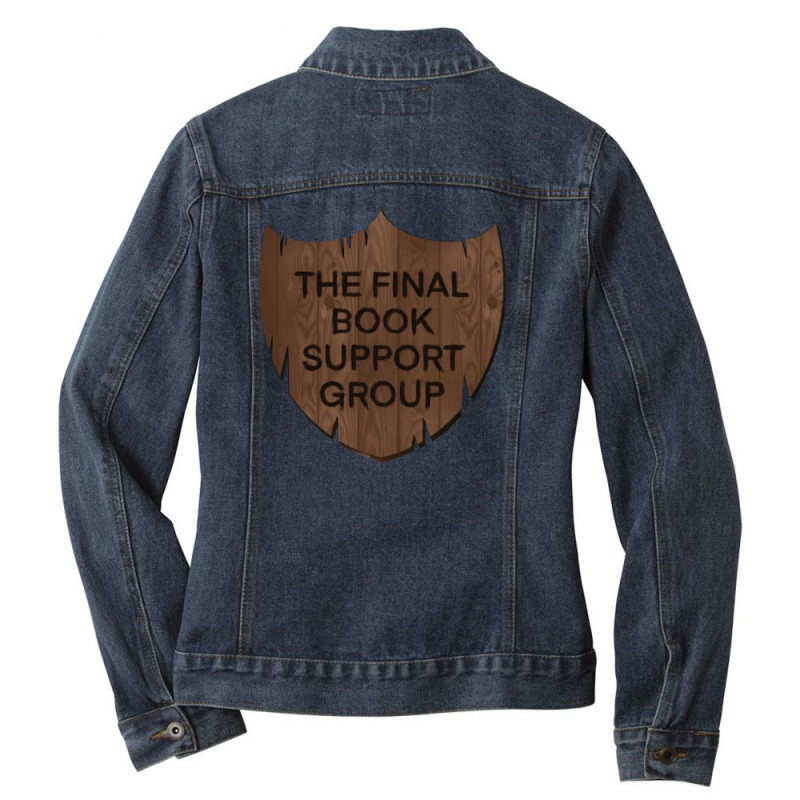 The Final Book Support Group Ladies Denim Jacket by jasonarip | Artistshot