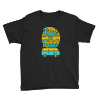 Time To Travel Summer Beach Youth Tee | Artistshot