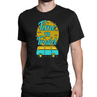 Time To Travel Summer Beach Classic T-shirt | Artistshot