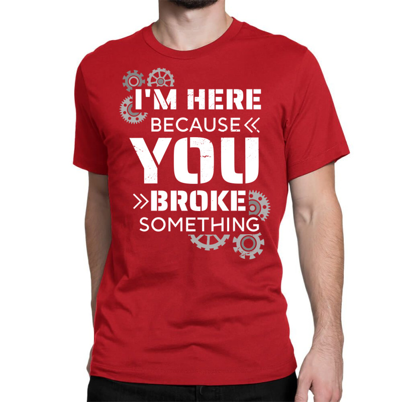 Mechanic Caretaker Saying House Technician Trendin Classic T-shirt by pawnrakhlefb | Artistshot