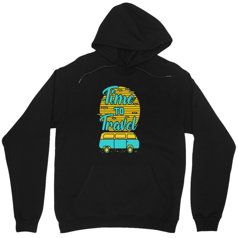 Time To Travel Summer Beach Unisex Hoodie by chris299 | Artistshot