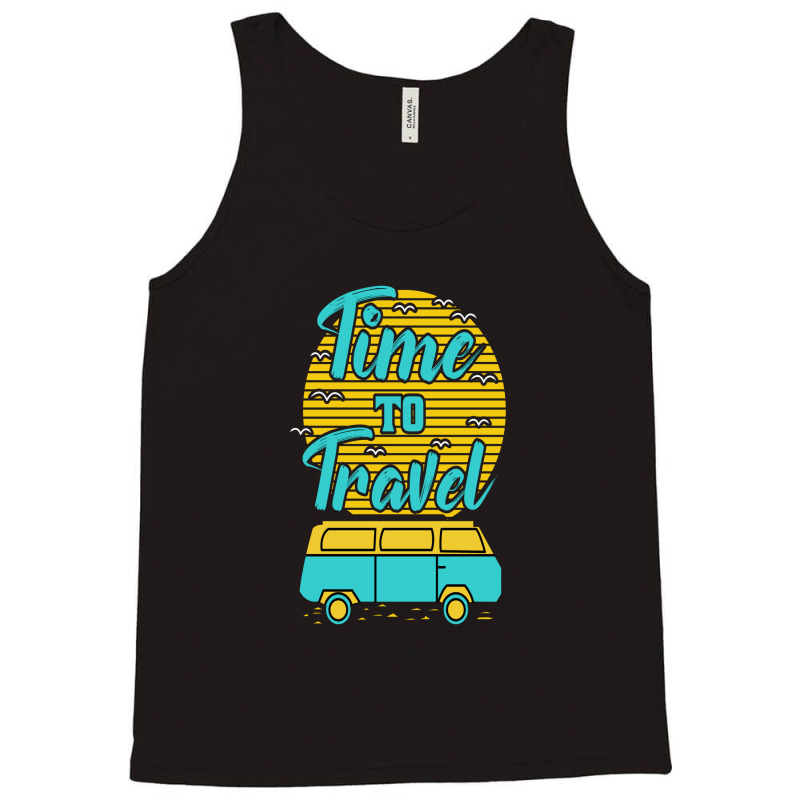 Time To Travel Summer Beach Tank Top by chris299 | Artistshot