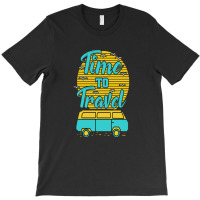 Time To Travel Summer Beach T-shirt | Artistshot