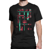 Jumpn Run Arcade Game Map Pattern Classic T-shirt | Artistshot