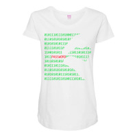 Password Hacked Between Numbers 70s Maternity Scoop Neck T-shirt | Artistshot