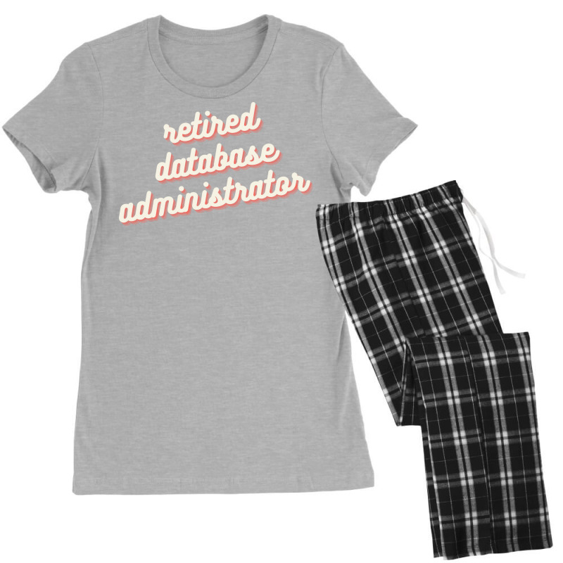 Retired Database Administrator Red Women's Pajamas Set by isqramsvilarz | Artistshot