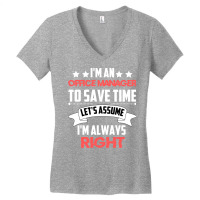 Im An Office Manager To Save Time Lets Assume Im A Women's V-neck T-shirt | Artistshot