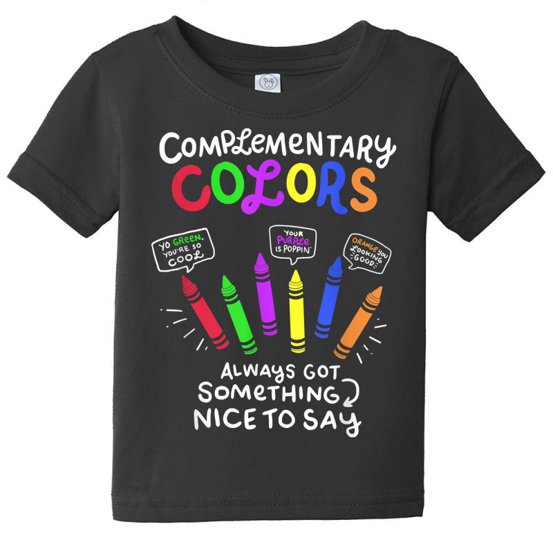 Funny Art T Shirt Complimentary Colors For Art Teachers T Shirt Baby Tee by men.adam | Artistshot